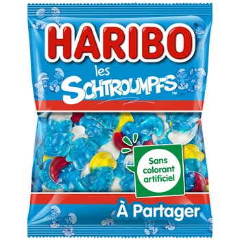 Les Schtroumpfs Haribo Sachet bonbons - 300g