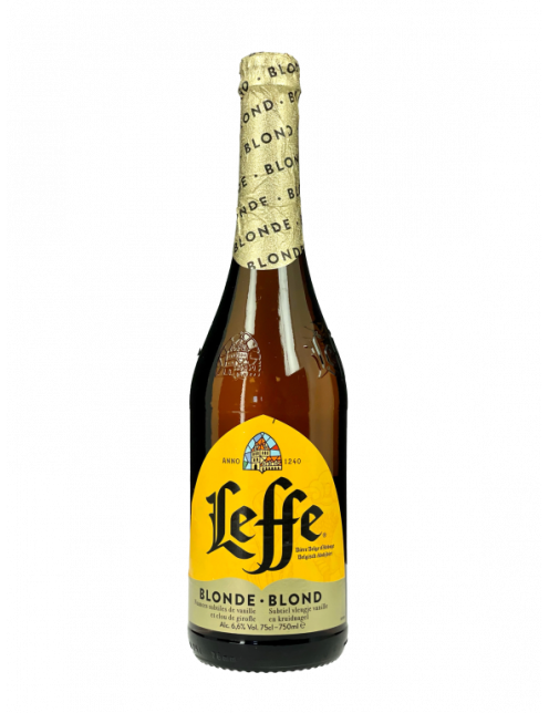 Bière bouteille blonde Leffe 75cl