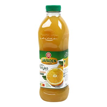 100% Pur jus d'orange Jafaden Sans pulpe - 1L