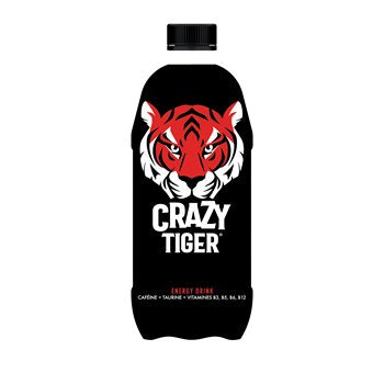 Boisson énergisante Crazy Tiger Bouteille - 1L