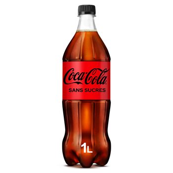 Coca-Cola Zéro Soda sans sucres - 1L