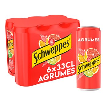 Soda Schweppes Saveur Agrumes 33cl - A l'unité