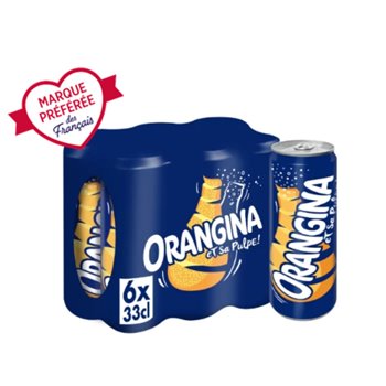 Soda à l'orange Orangina 33cl - à l'unité