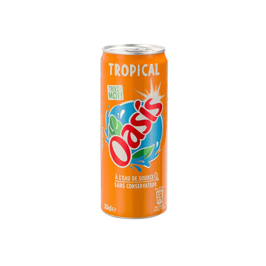 Oasis tropical canette de 33 cl